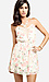 Net Insert Floral Dress Thumb 1