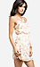 Net Insert Floral Dress Thumb 2