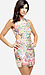 Gem and Rose Cutout Dress Thumb 1