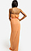 Strapless Embroidered Maxi Dress Thumb 3