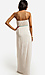 Strapless Embroidered Maxi Dress Thumb 3