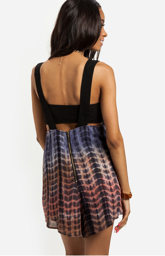 Tie Dye Vest Romper main image 0