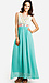 Embroidered Top Maxi Dress Thumb 1