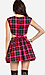 Plaid Cutout Dress Thumb 2