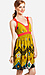 Eclectic Floral Print Dress Thumb 2