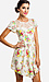 Floral Bouquet Fit and Flare Dress Thumb 1