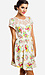 Floral Bouquet Fit and Flare Dress Thumb 2