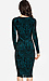 Geometric Velvet Midi Dress Thumb 2