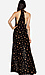 Stone Cold Fox Onyx Silk Gown Thumb 2