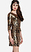 Sequined Baroque Bodycon Dress Thumb 3