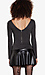 Knit and Leatherette Skater Dress Thumb 3