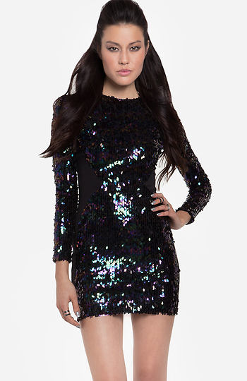 Dress The Population Ryan Sequin Dress Slide 1