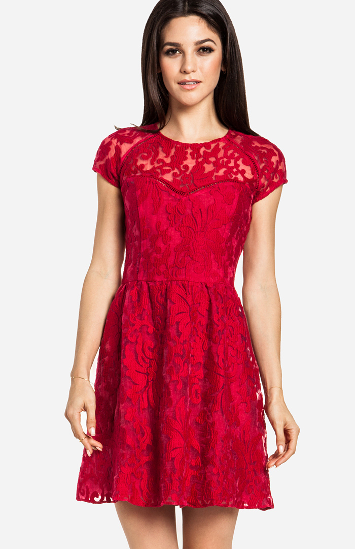 Dolce Vita Winsor Dress in Red | DAILYLOOK