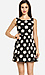 Daisy Print Fit and Flare Dress Thumb 1
