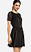 Lucca Couture Sheer Striped Open Back Dress Thumb 2