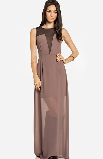 Sheer Maxi Dress Slide 1