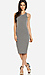 Checkered Knit Midi Dress Thumb 1