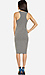 Checkered Knit Midi Dress Thumb 2