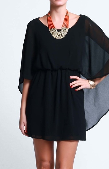 Kimono Sleeve Dress Slide 1