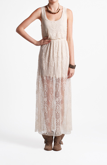 Lace Maxi Dress Slide 1