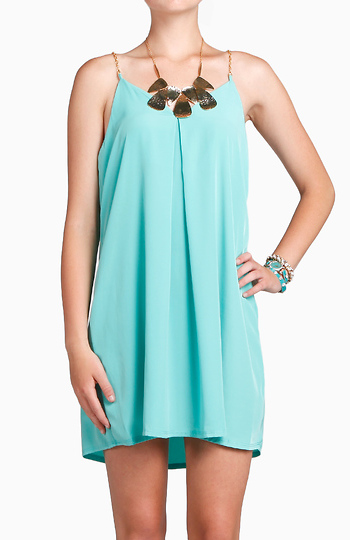 Chain Strap Swing Dress Slide 1