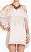Off The Shoulder Lace Trim Dress Thumb 1