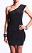 One Shoulder Evening Shimmer Dress Thumb 1