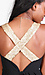 Gold Sequin Cross Strap Mini Dress Thumb 4