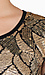 Gold Sequin Mesh Dress Thumb 4
