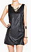 Faux Leather Drop Waist Dress Thumb 1