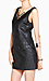 Faux Leather Drop Waist Dress Thumb 2