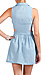 Collared Cutout Polkadot Dress Thumb 3