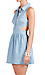 Collared Cutout Polkadot Dress Thumb 2