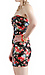 Floral Print Tube Dress Thumb 2