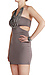 Cutout Stretch Fitted Mini Dress Thumb 2