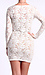 Sheer Floral Lace Dress Thumb 3