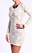 Sheer Floral Lace Dress Thumb 2