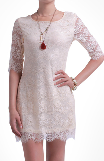 Mini Lace Dress Slide 1