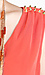 Studded Shoulder Faux Wrap Maxi Thumb 4