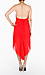 T-Strap Chain Link Red Dress Thumb 3