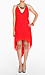 T-Strap Chain Link Red Dress Thumb 1