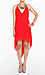 T-Strap Chain Link Red Dress Thumb 1