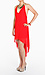 T-Strap Chain Link Red Dress Thumb 2