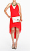 T-Strap Chain Link Red Dress Thumb 5