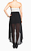 Dark Chiffon High-Low Slit Dress Thumb 3