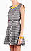 Striped Fit and Flare Dress Thumb 2