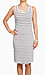 Striped Tank Knee Length Dress Thumb 1