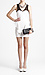 Classic Mesh Contrast Peplum Dress Thumb 5