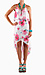 Floral Asymmetrical Hem Dress Thumb 1