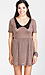 Metallic Peter Pan Collar Dress Thumb 1